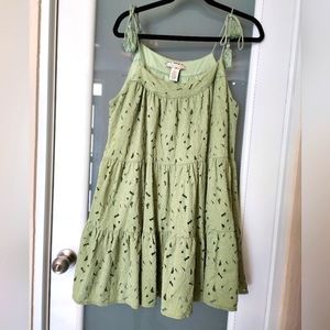 Olive green dress. Large